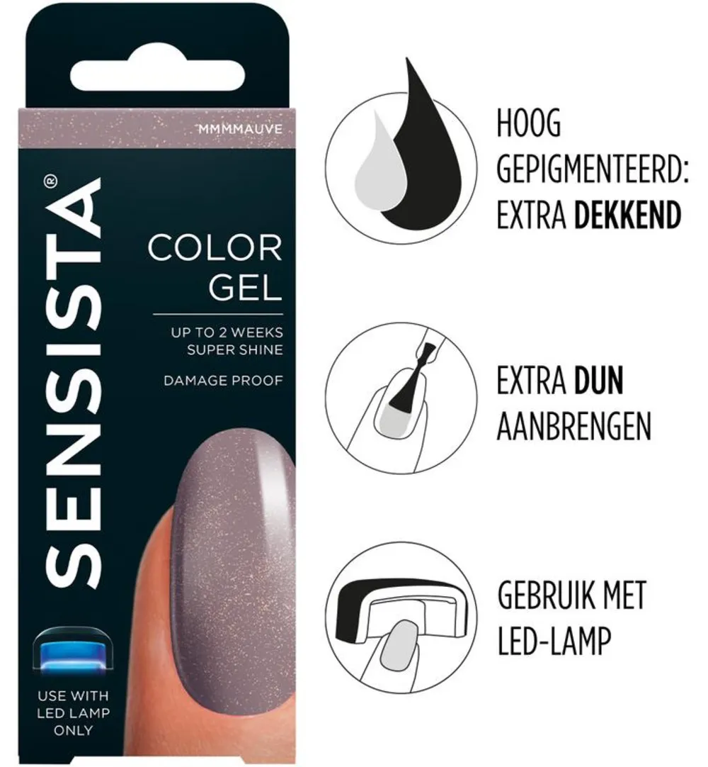 Sensista Color Gel Mmmmauve (7,5 ml)