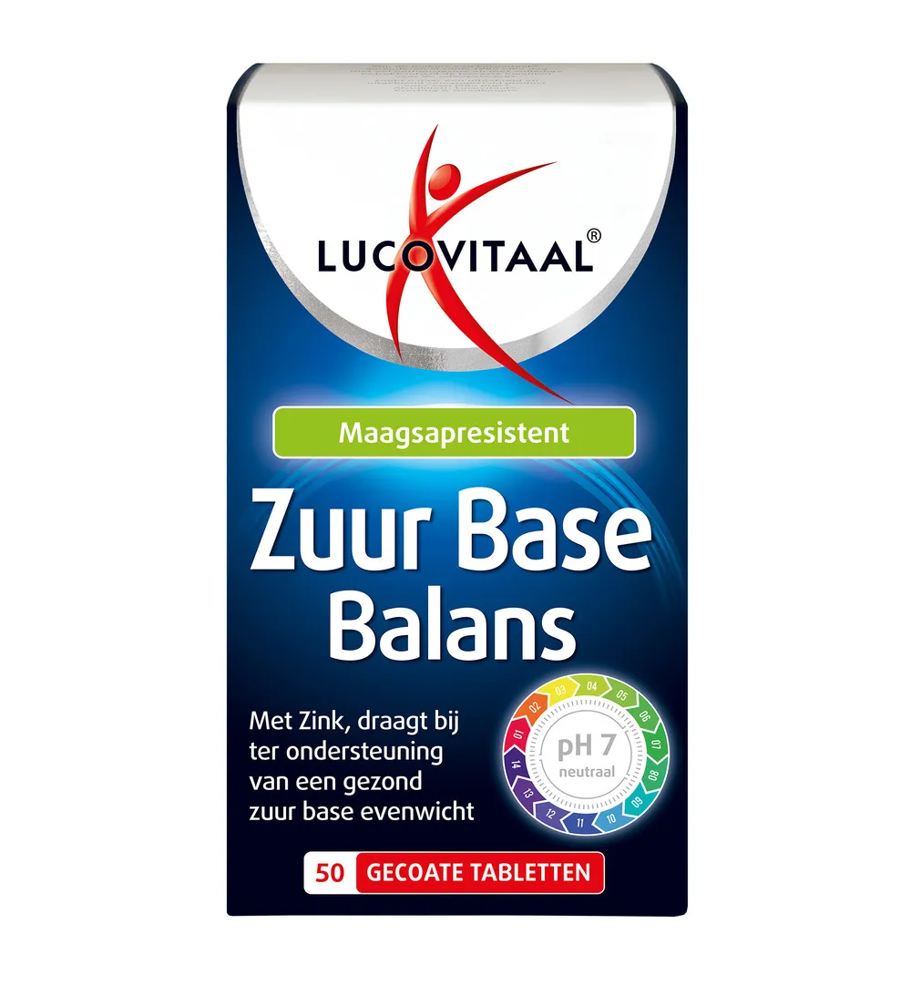 Lucovitaal Zuur Base Balans (50 tabletten)