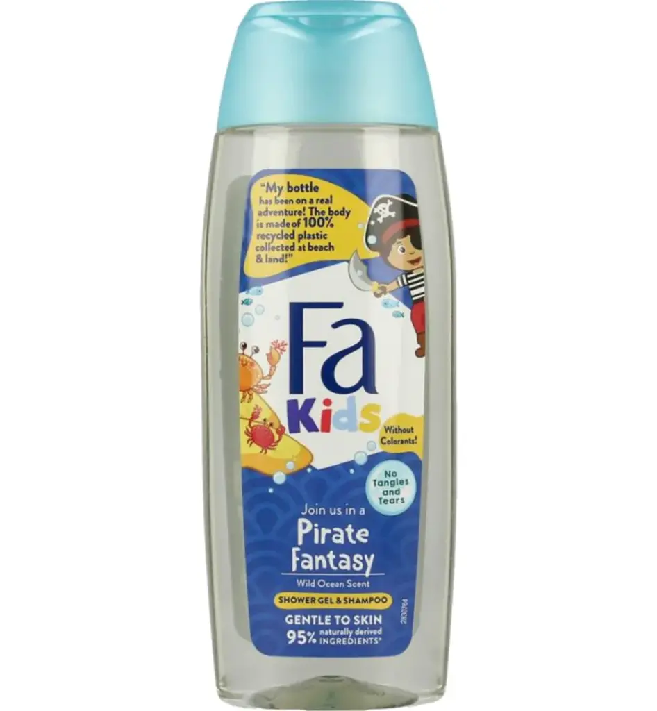 Fa Kids douche & shampoo piraat (250 ml)