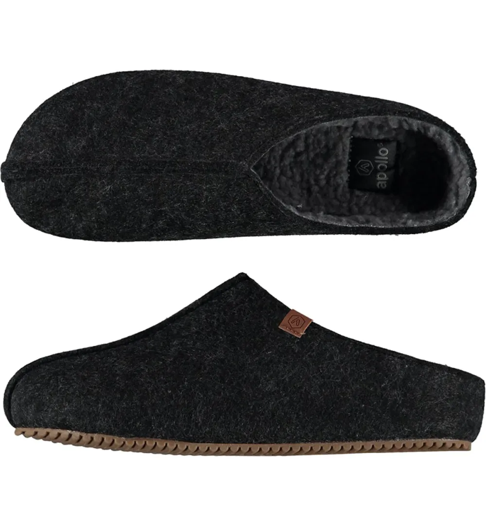 Apollo Zweedse Slof Antraciet Maat 43/44 Heren (1 paar)