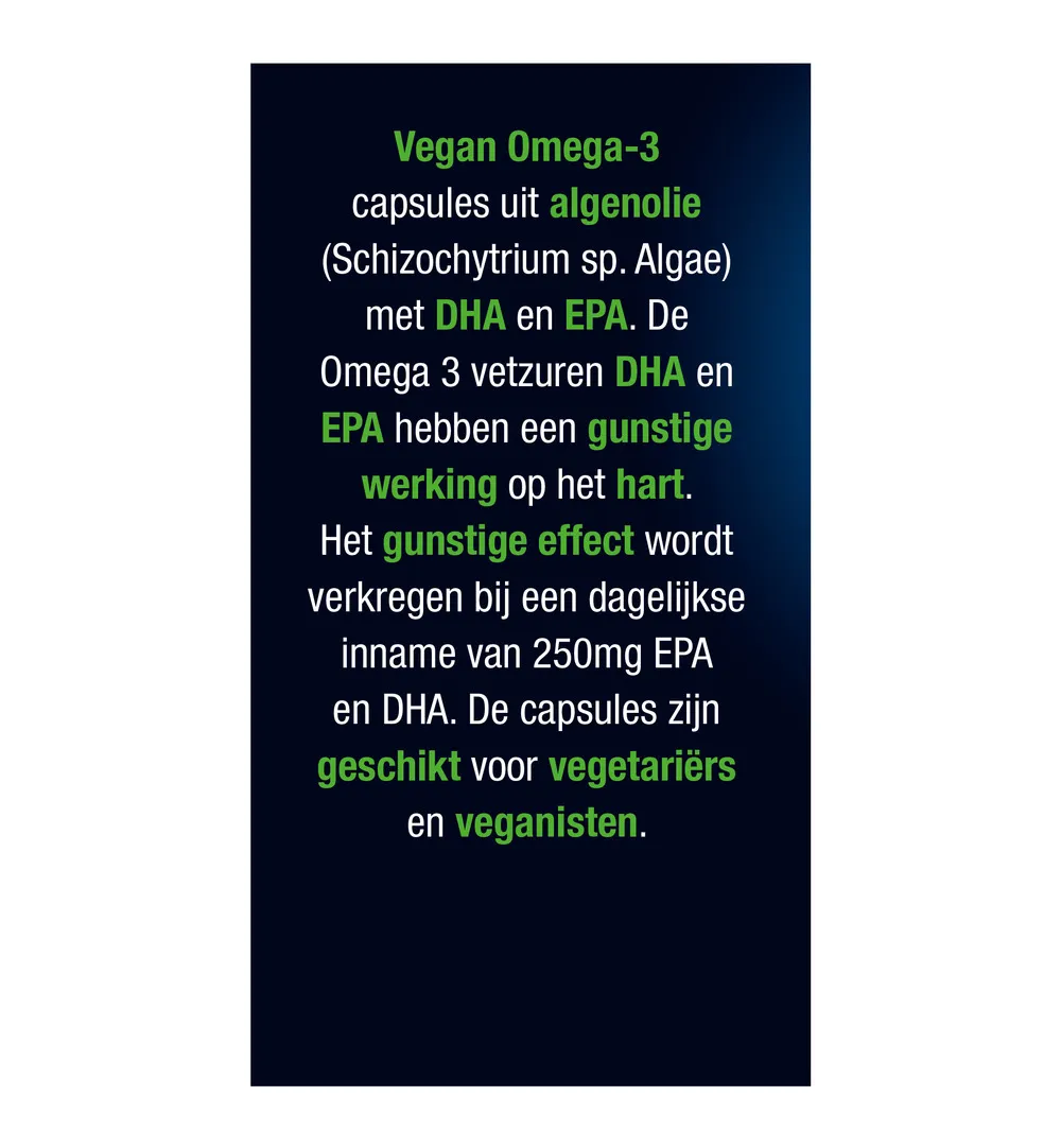 Lucovitaal Omega 3 375mg EPA & DHA Vegan (30 capsules) - image 4