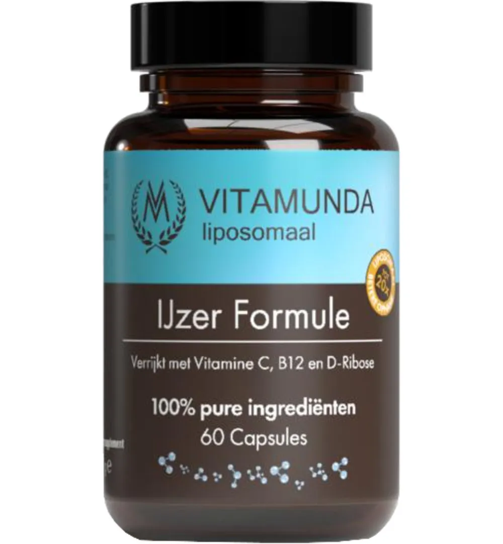 Vitamunda Liposomale ijzer formule (60 capsules)
