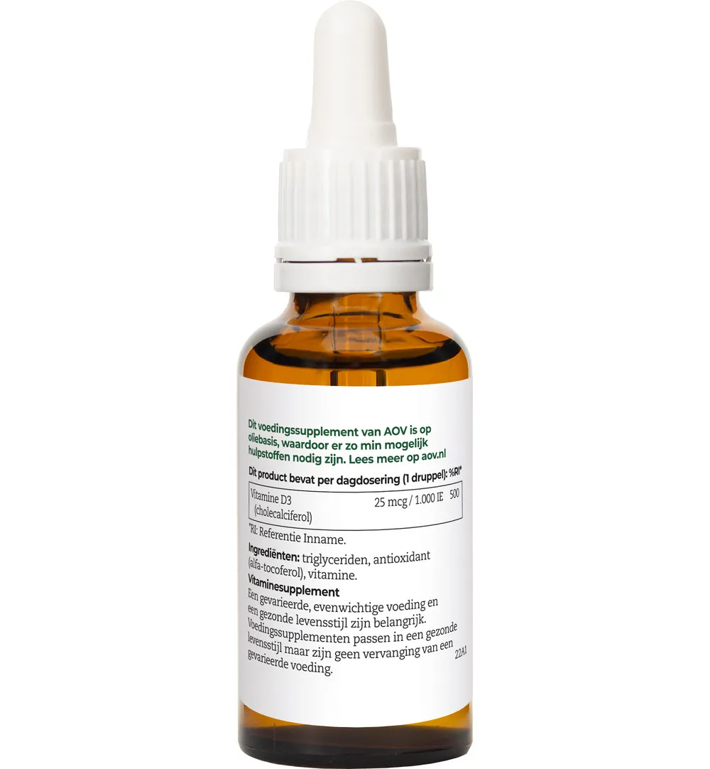AOV 409 Vitamine D3 druppels (15 ml) - image 2