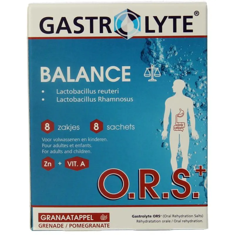 Gastrolyte O.R.S. Balance+ (8 zakjes)
