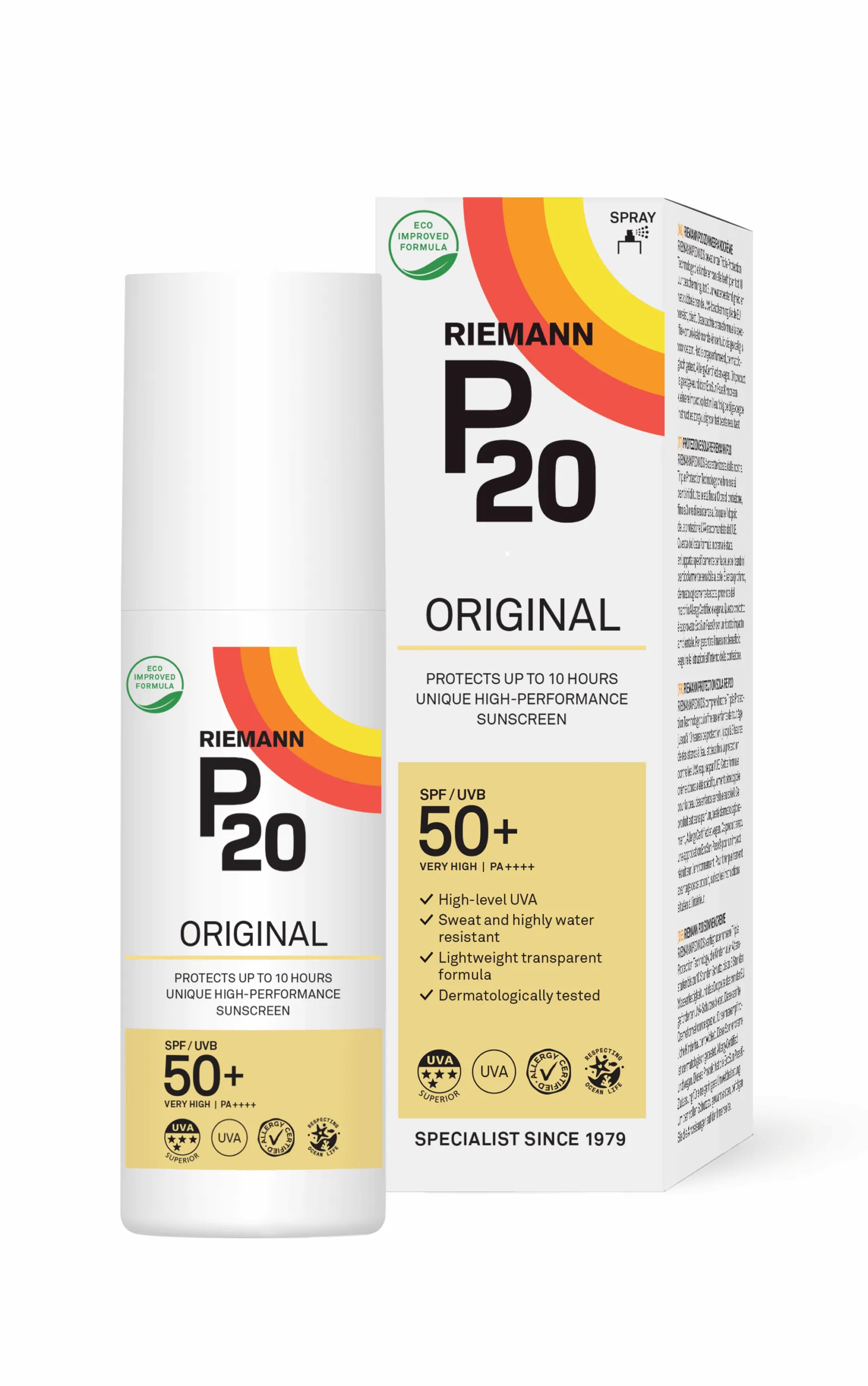 Riemann P20 Original SPF50 Spray (85 ml)