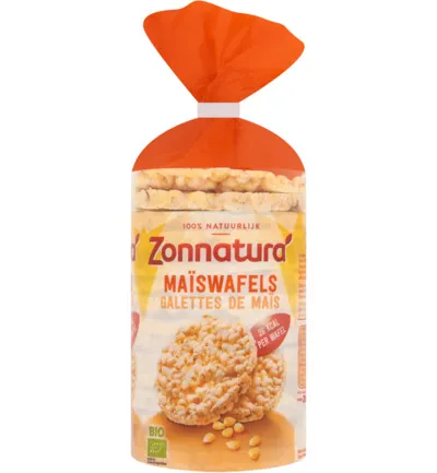 Zonnatura Maiswafels Bio (100 gr)