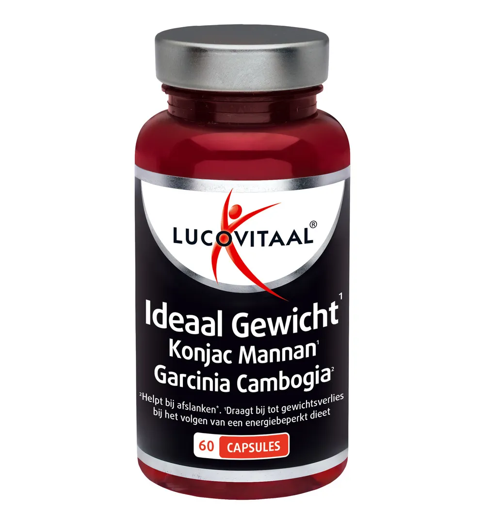 Lucovitaal Ideaal Gewicht Konjac Mannan Garcinia Cambogia (60 capsules)