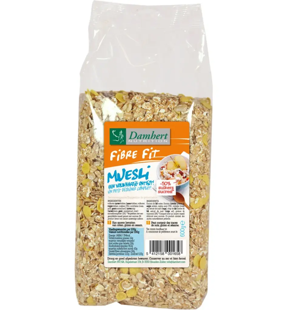 Damhert Fibre Fit Muesli (600 gr)