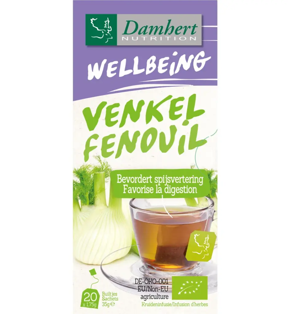 Damhert Tea Time Venkelthee Bio (20 stuks)