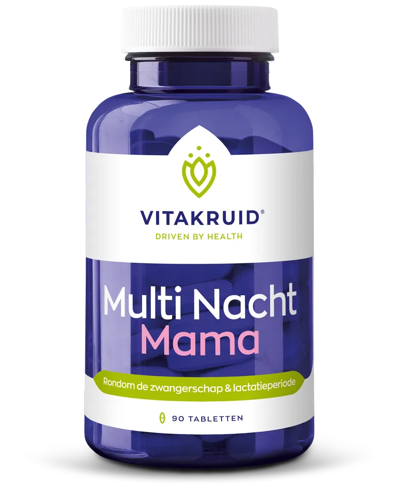 Vitakruid Multi Nacht Mama 100% Vegan (90 tabletten)