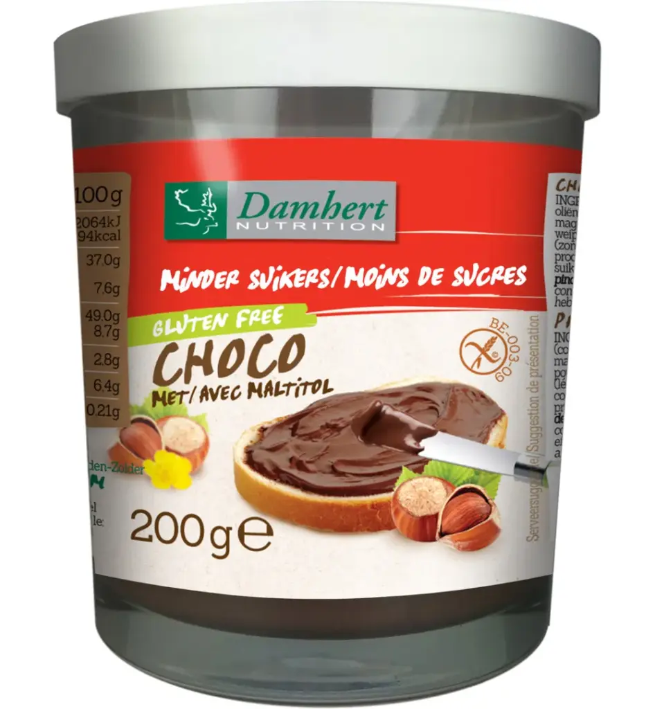 Damhert Chocopasta Hazelnoot (200 gr)