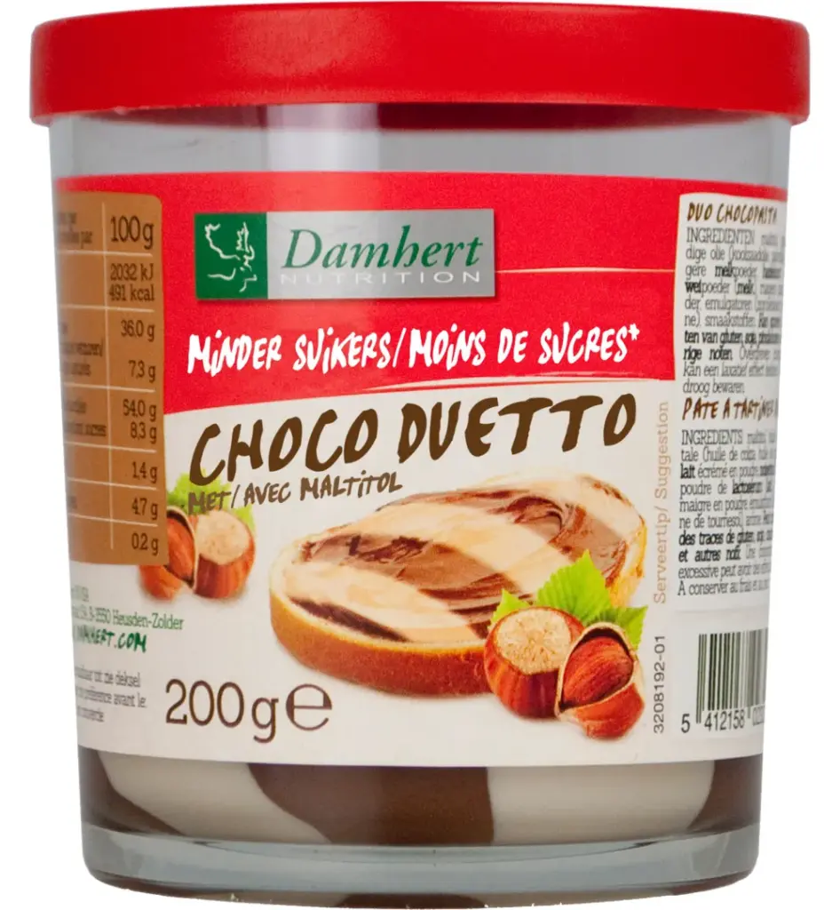 Damhert Chocopasta Duetto (200 gr)