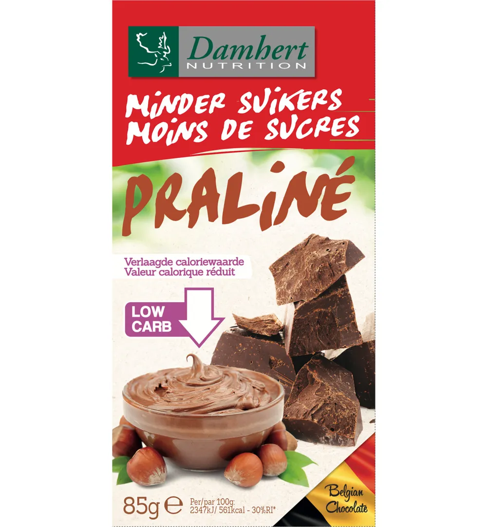 Damhert Chocoladetablet Praline (85 gr)