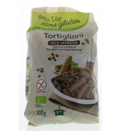 Ma Vie Sans Gluten Tortiglioni Pasta Van Boekweit Glutenvrij Bio (500 gr)
