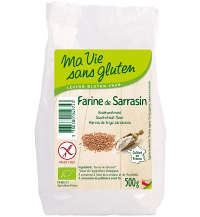 Ma Vie Sans Gluten Boekweitmeel - Glutenvrij - Bio (500 gr)