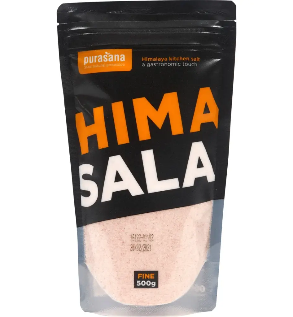 Purasana Himasala Keukenzout Fijn Navul/Sel Fin Recharge (500 gr)