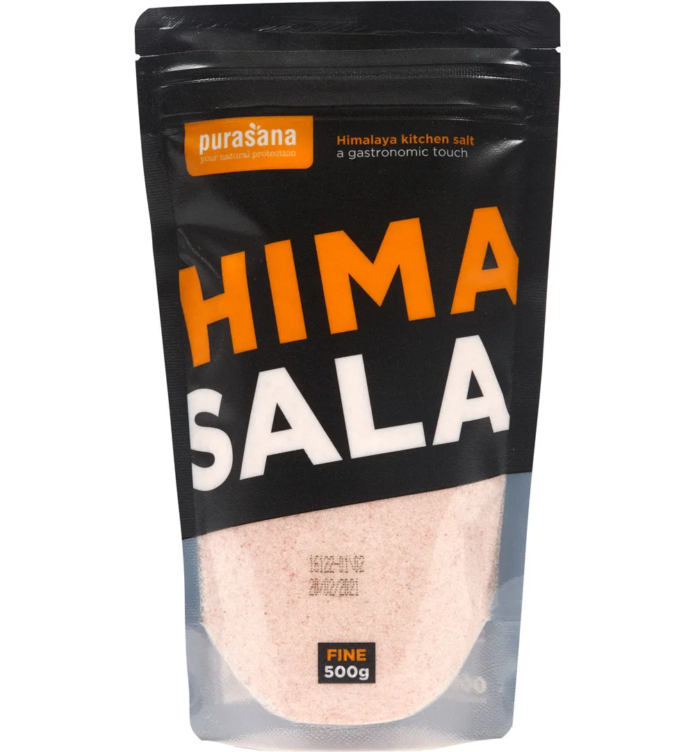 Purasana Himasala Keukenzout Fijn Navul/Sel Fin Recharge (500 gr)