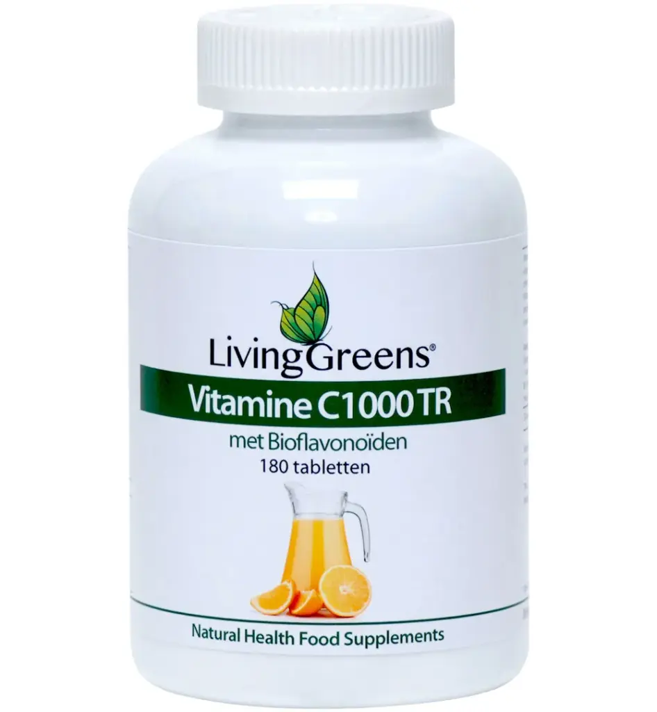 LivingGreens Vitamine C 1000mg TR (180 tabletten)