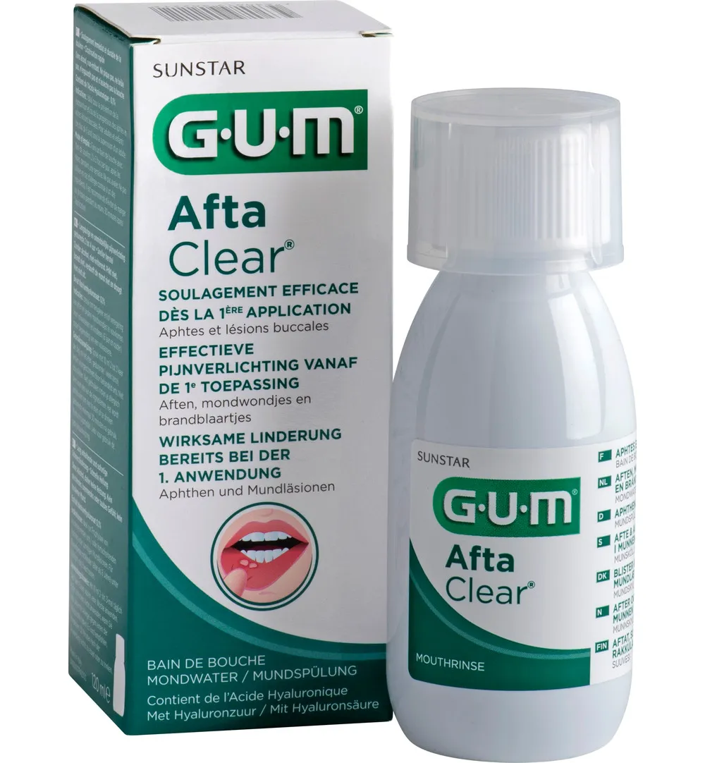Gum Aftaclear mondwater (120 ml)