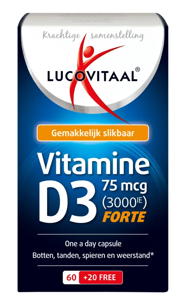 Lucovitaal Vitamine D3 75mcg (80 capsules)