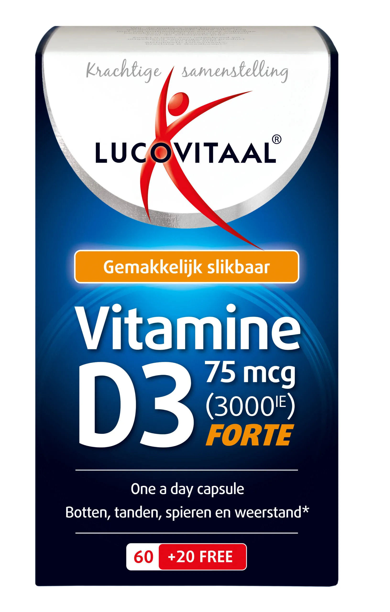Lucovitaal Vitamine D3 75mcg (80 capsules)