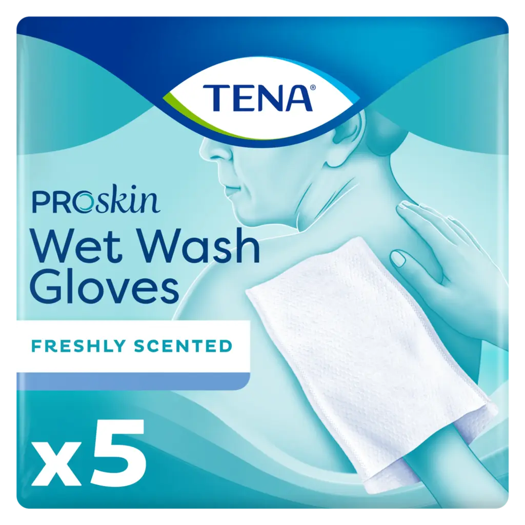 Tena Wet Wash Glove Freshly (5 stuks)