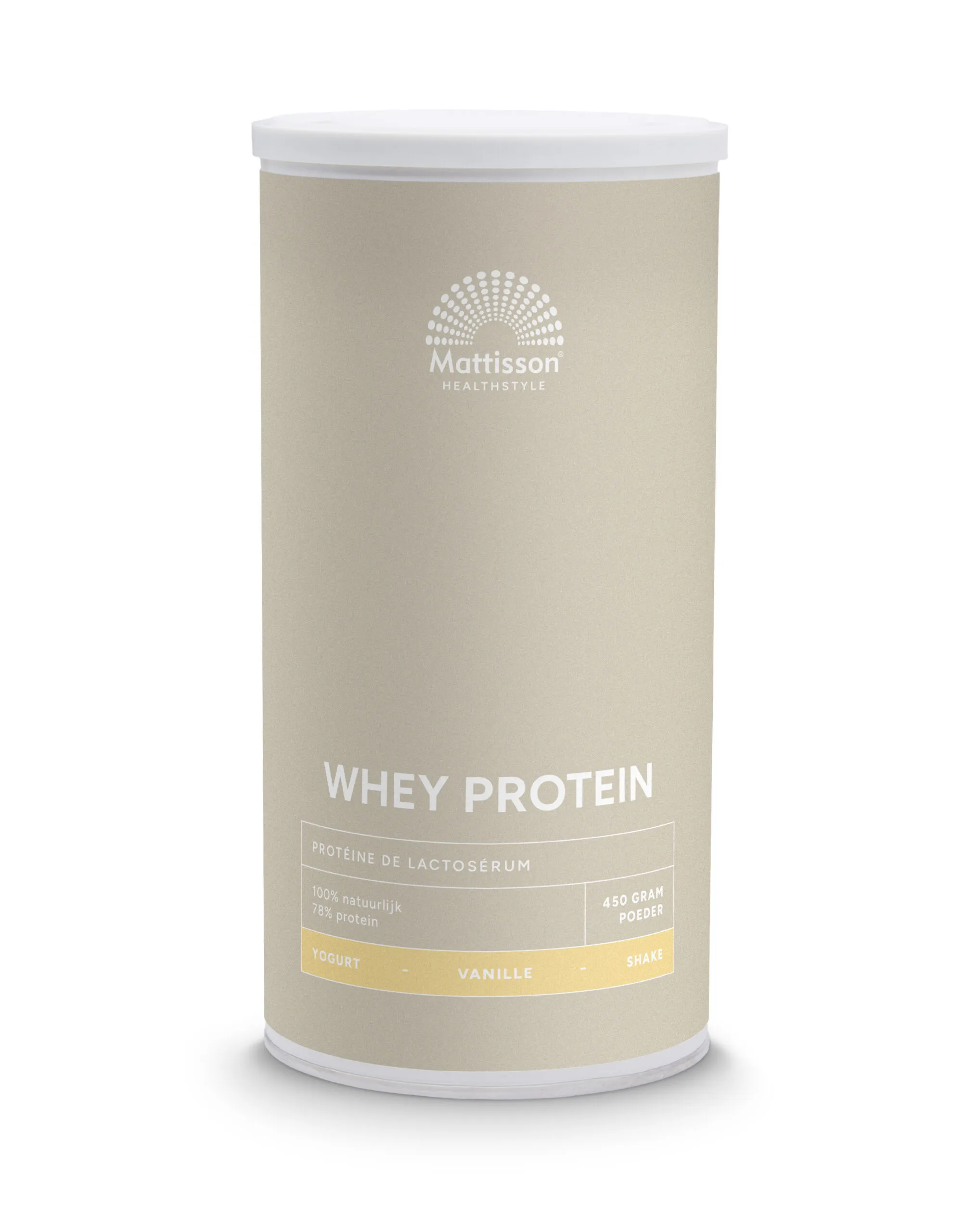 Mattisson Sport Wei Whey Proteine Concentraat Vanille (450 gr)