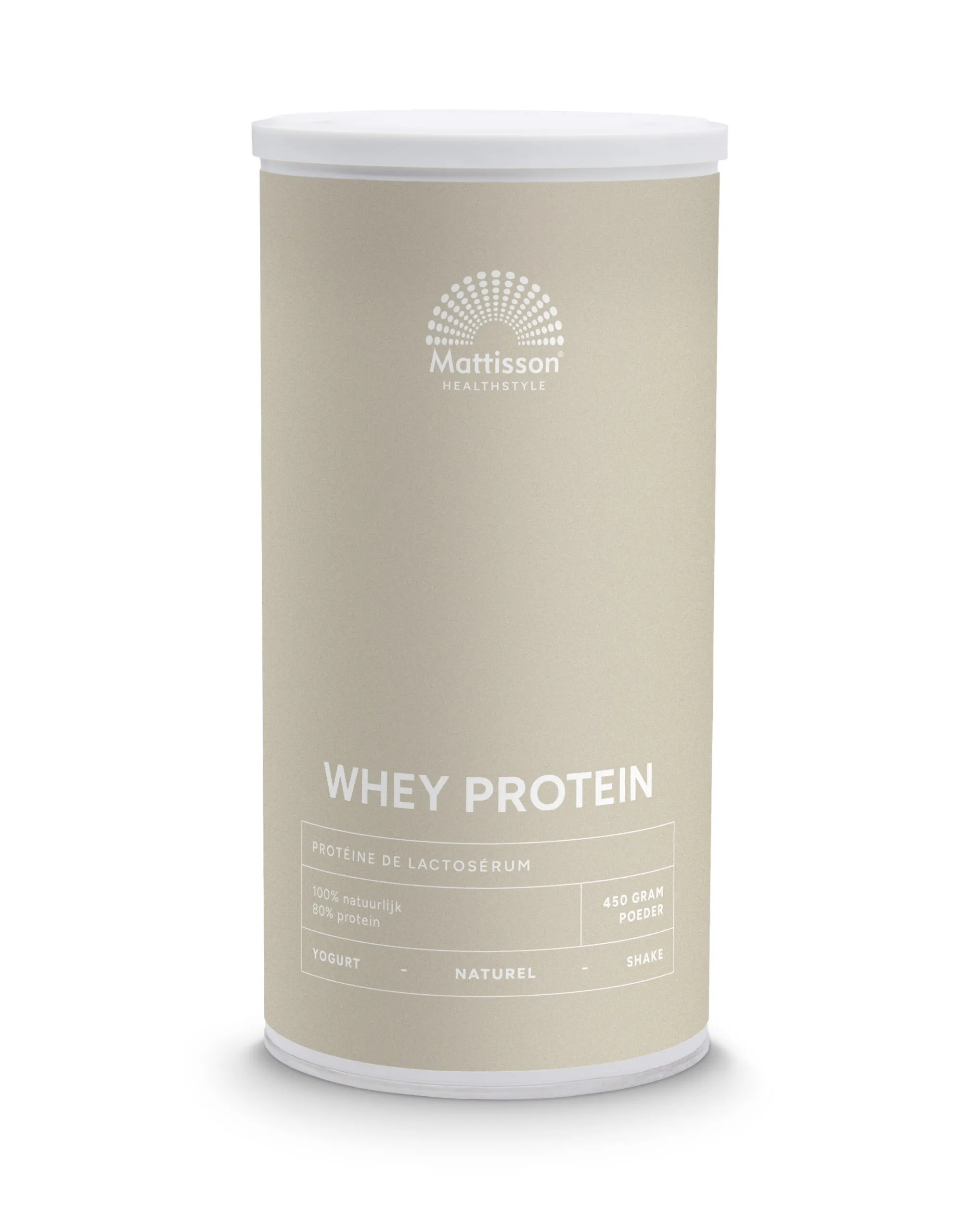 Mattisson Sport Wei Whey Proteine Concentraat Naturel (450 gr)