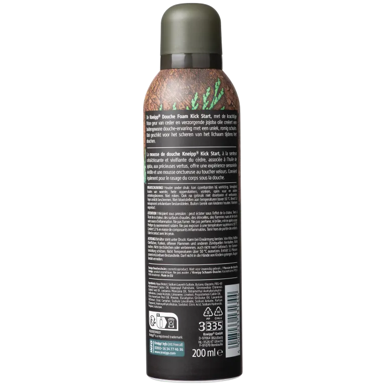 Kneipp Douche foam men ceder-jojoba (200 ml)