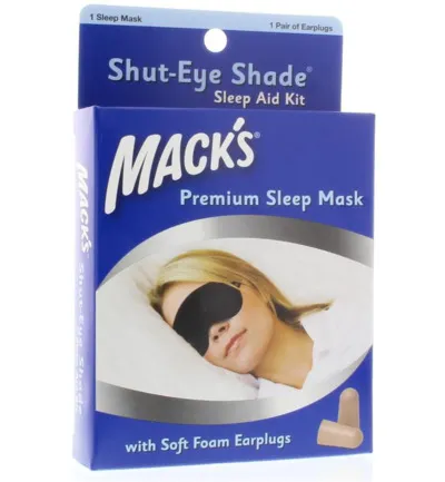 Macks Shut Eye Shade Sleep Mask (1 stuk)