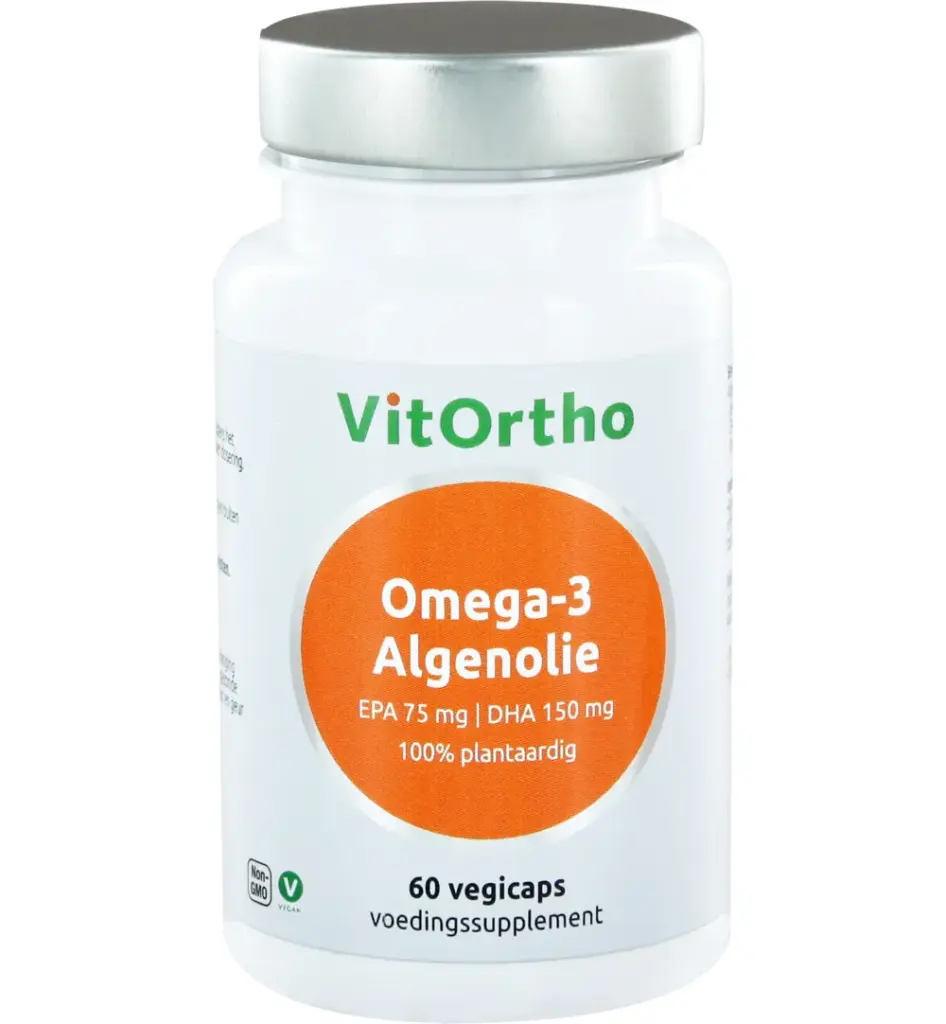 Vitortho Omega-3 Algenolie - Epa 75 Mg | Dha 150 Mg Vegan (60 vega capsules)