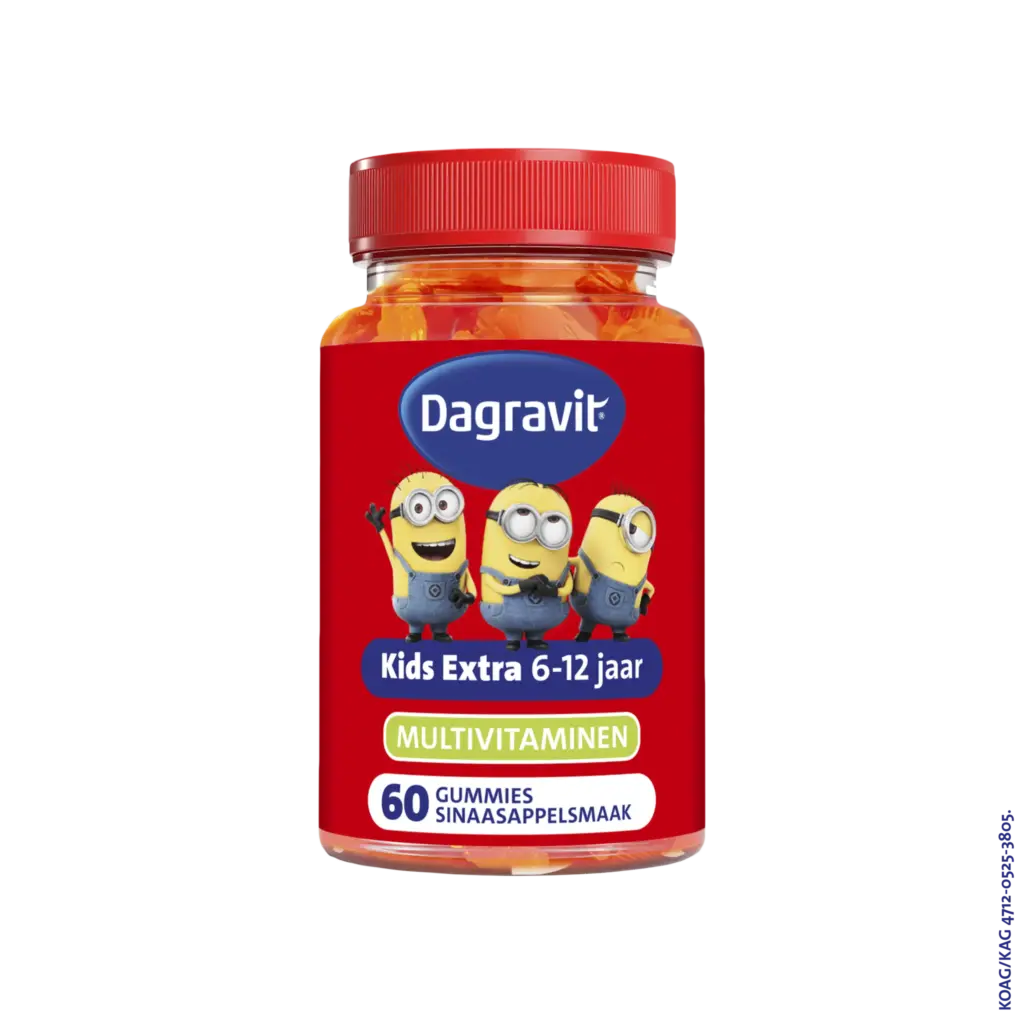 Dagravit Kids-Xtra Vitaminions Gums 6-12 Jaar (60 stuks)