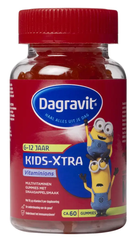Dagravit Kids-Xtra Vitaminions Gums 6-12 Jaar (60 stuks)