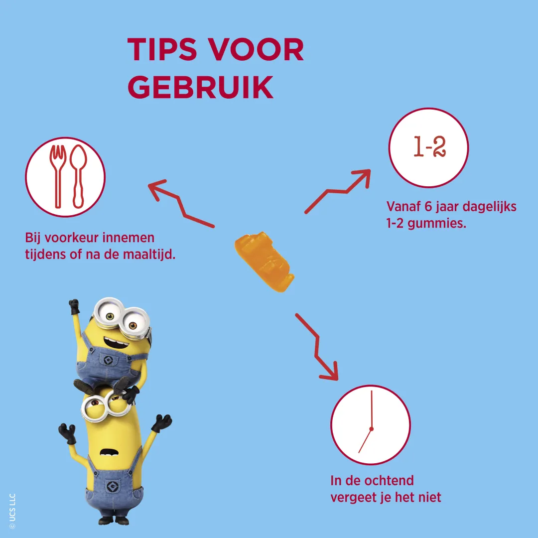 Dagravit Kids-Xtra Vitaminions Gums 6-12 Jaar (60 stuks) - image 3