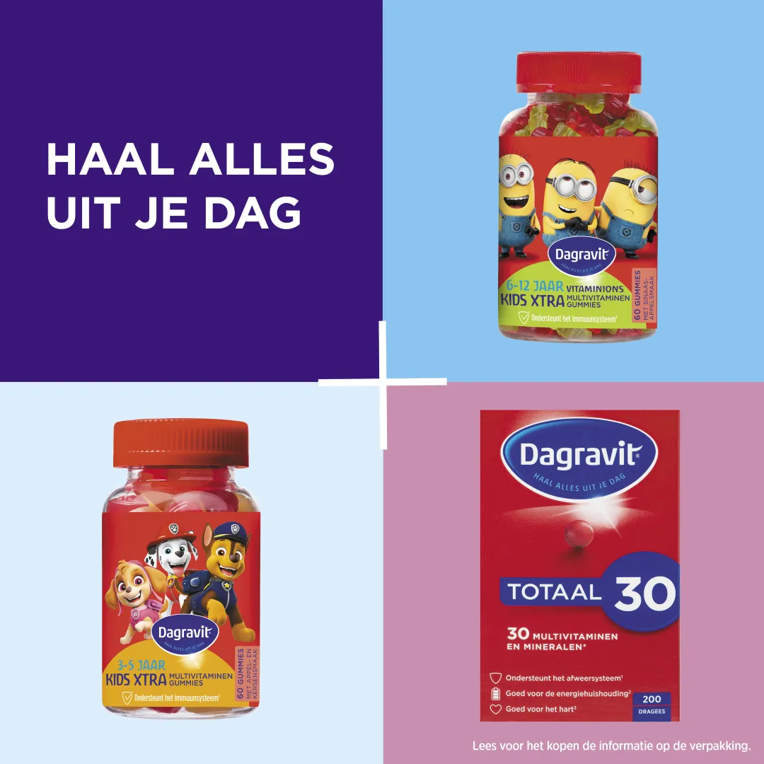 Dagravit Kids-Xtra Vitaminions Gums 6-12 Jaar (60 stuks) - image 6