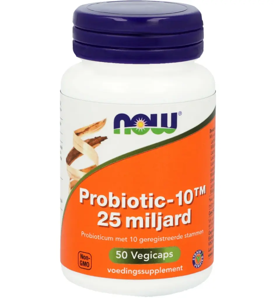 Now Biotica 25 Miljard Vh Probiotica (50 vega capsules)