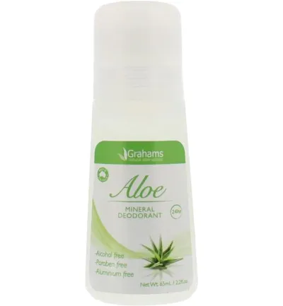 Grahams Deodorant mineral aloe (65 ml)