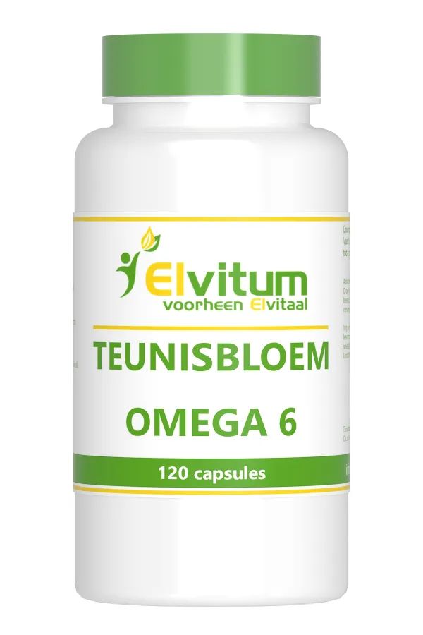 Elvitum Teunisbloem Olie Omega 6 (120 capsules)