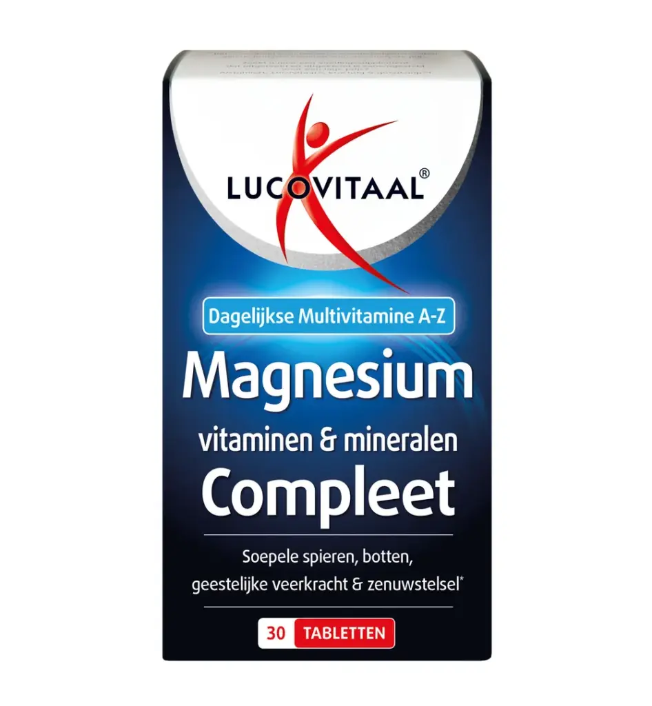 Lucovitaal Magnesium, Vitaminen & Mineralen Compleet (30 tabletten)