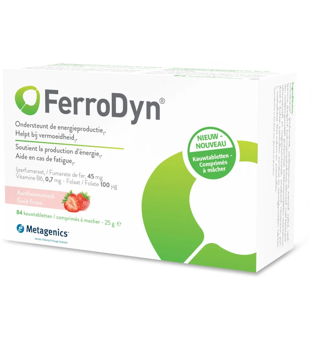 Metagenics Ferrodyn (84 kauwtabletten)