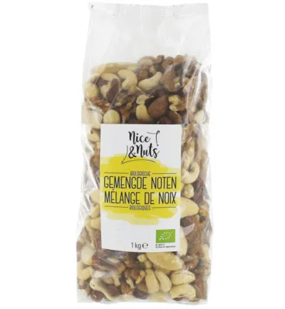 Nice & Nuts Gemengde Noten Bio (1000 gr)