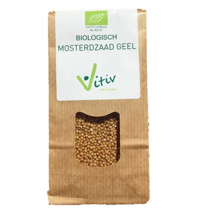 Vitiv Geel Mosterdzaad Bio (100 gr)