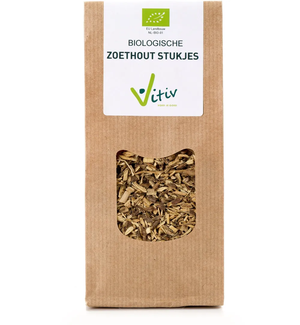 Vitiv Zoethoutstukjes Bio (50 gr)