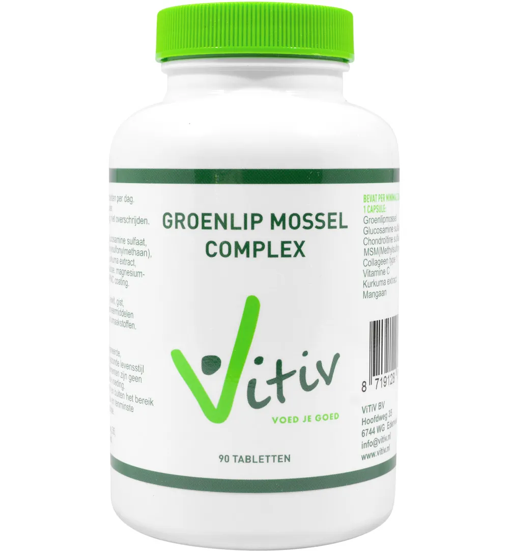 Vitivgroenlipmossel Complex (90 tabletten)
