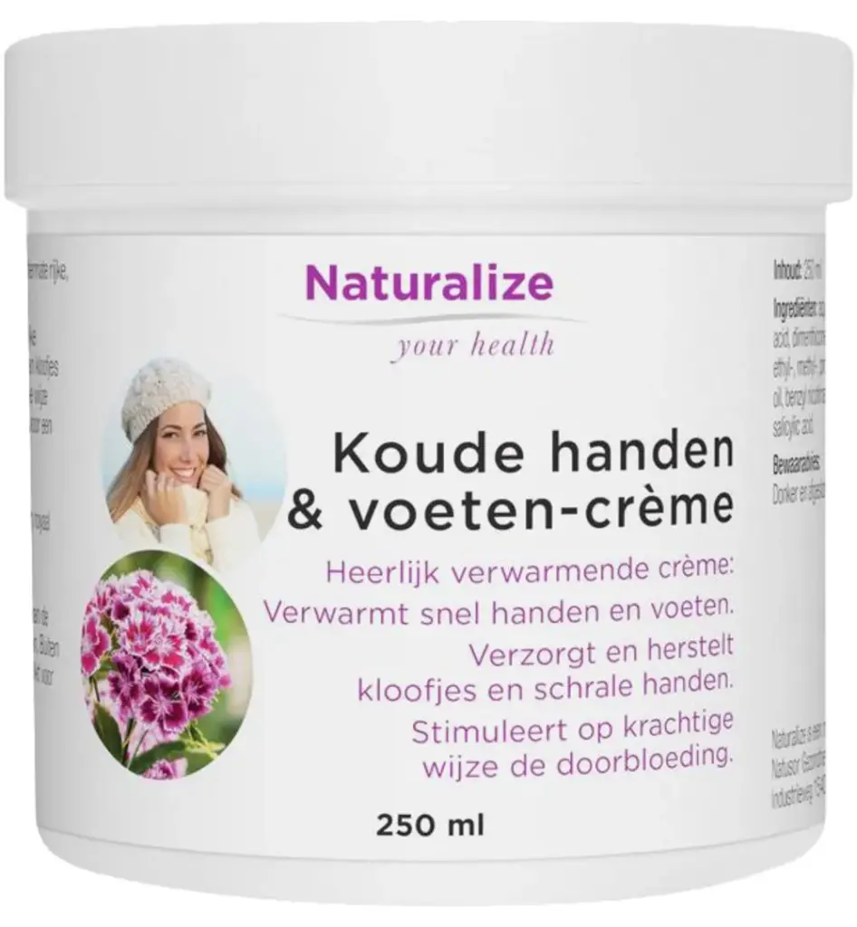 Naturalize Koude handen en voeten creme (250 ml)