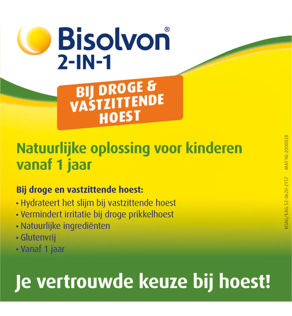 Bisolvon Drank 2-in-1 kind (133 ml) - image 2