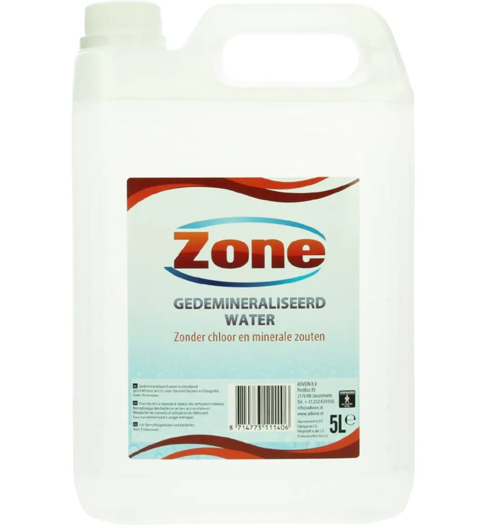 Zone Gedemineraliseerd water (5000 ml)