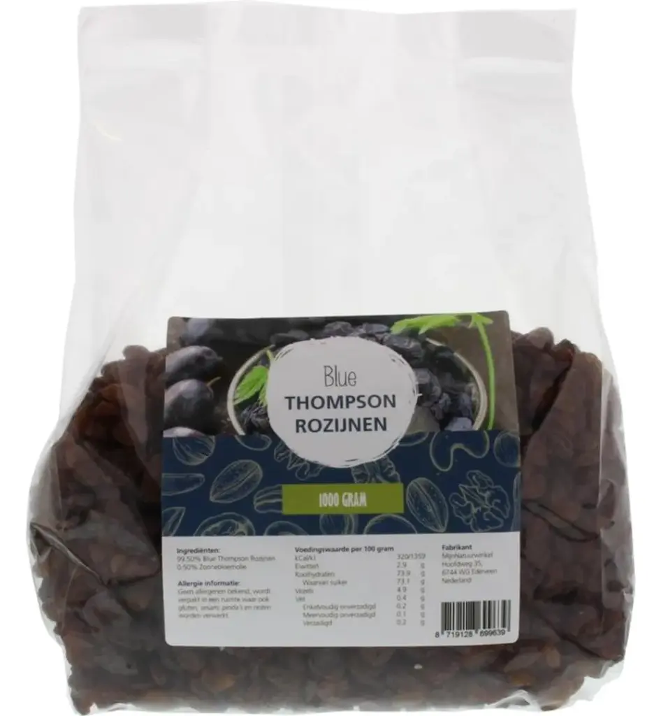 Mijnnatuurwinkel Blue Thompson Rozijnen (1000 gr)
