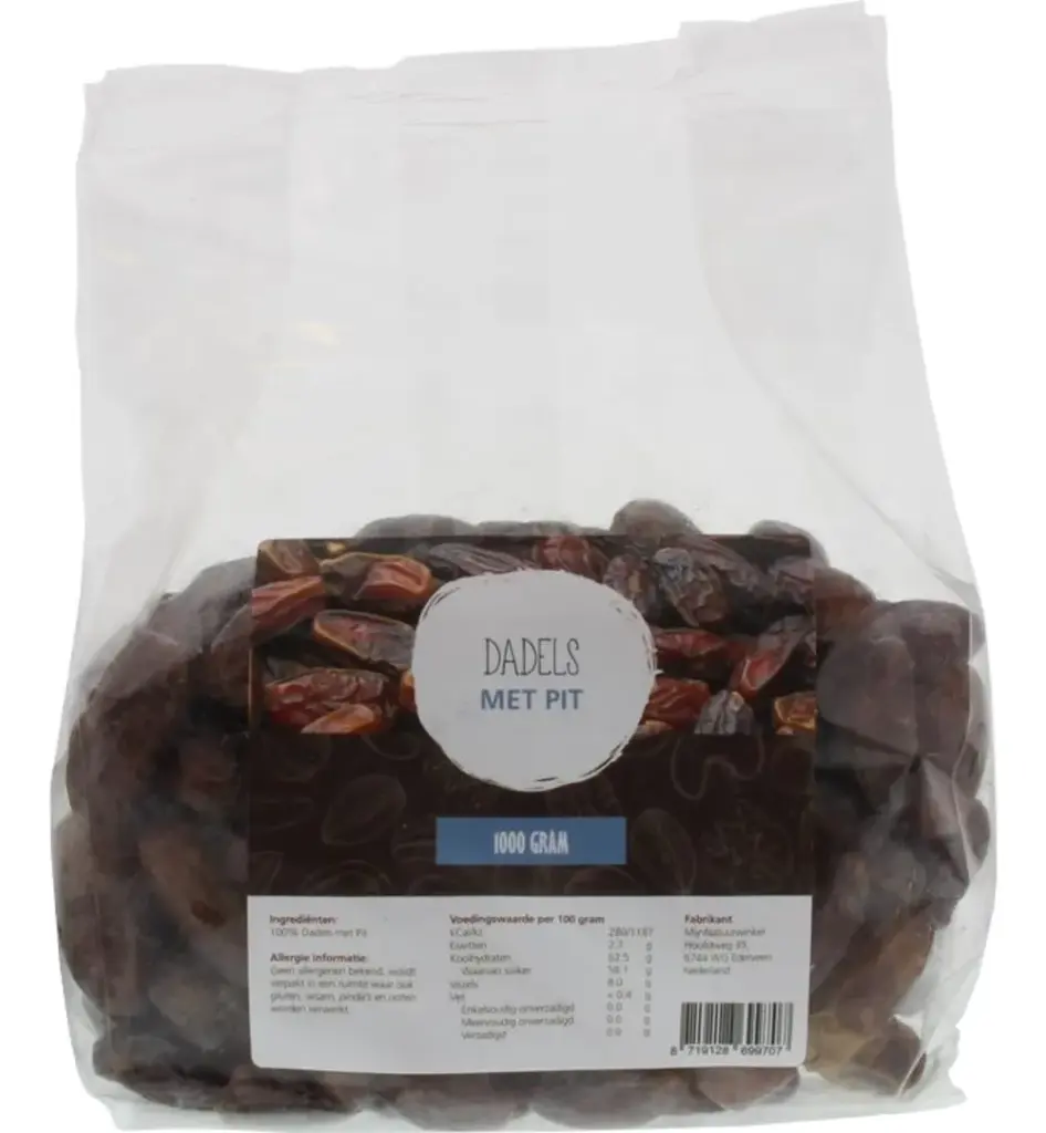 Mijnnatuurwinkel Dadels Met Pit (1000 gr)