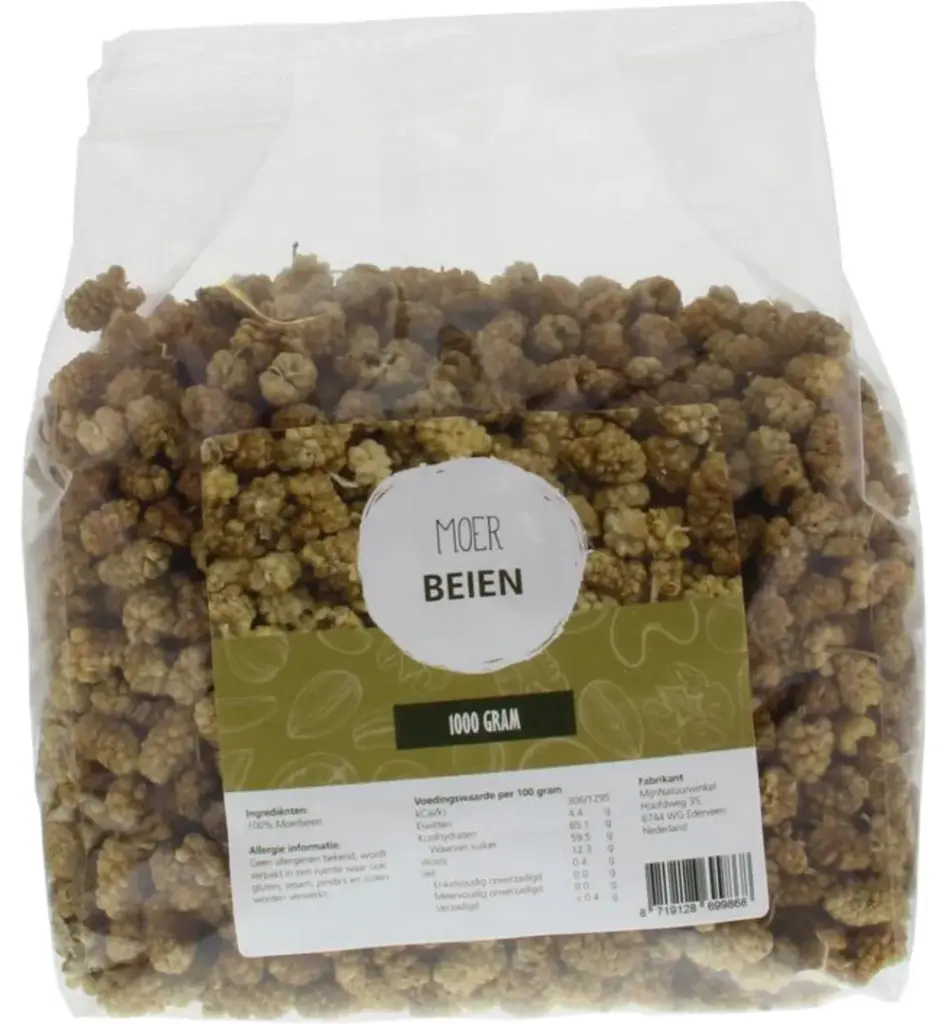 Mijnnatuurwinkel Moerbeien (1000 gr)